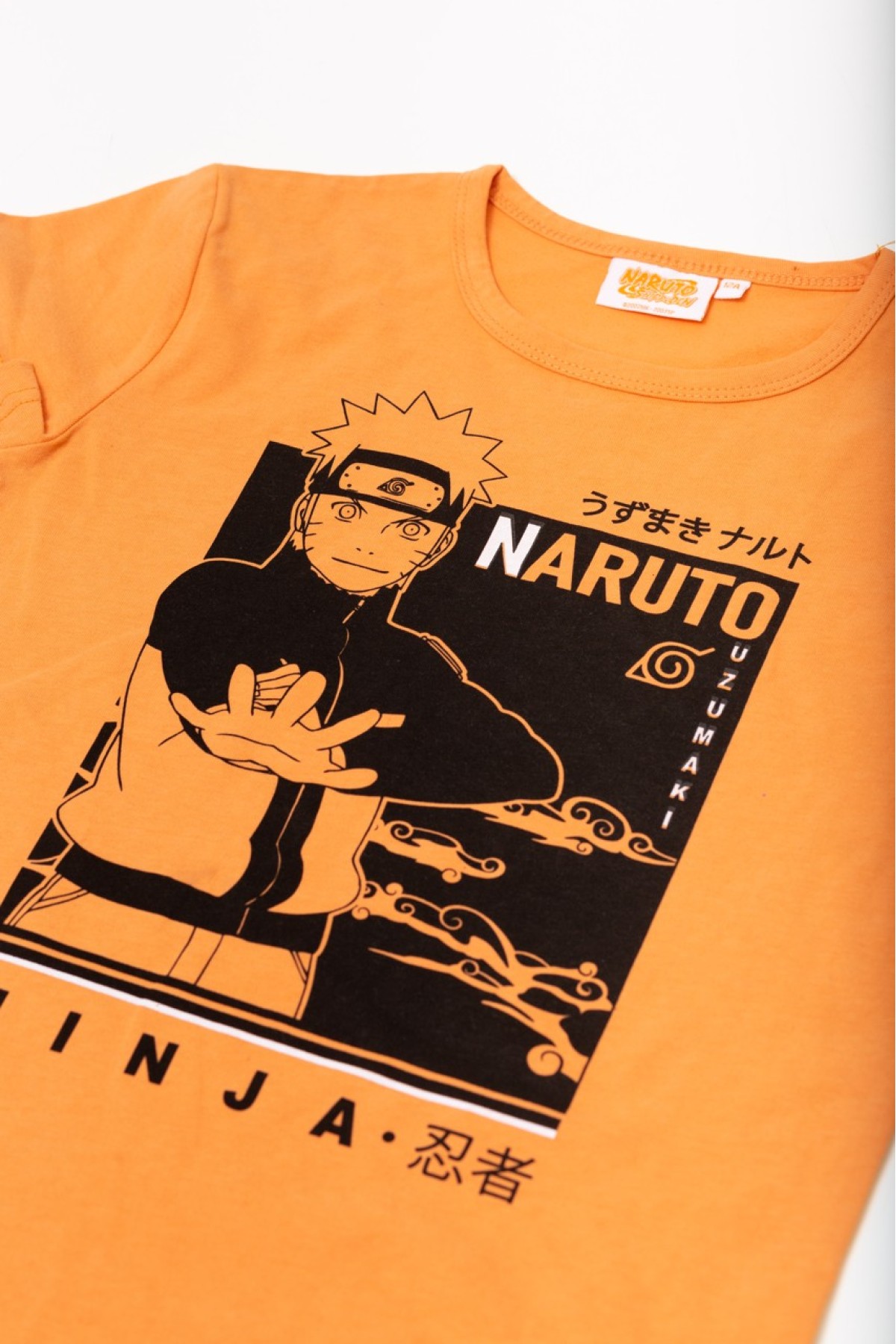 Giyimod Naruto Nınja Çocuk Tshirt 1180371-ORANGE
